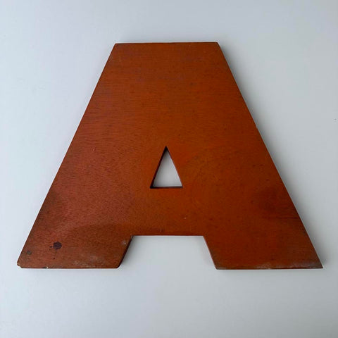 A - 9 Inch Wooden Factory Shop Letter