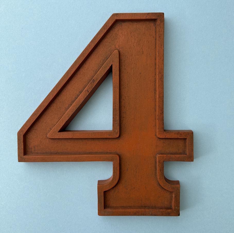 4 - 10 Inch Wooden Factory Shop Letter 4 - 10 Inch Wooden Factory Shop Letter