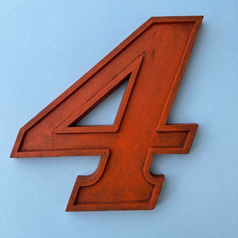 4 - 10 Inch Wooden Factory Shop Letter
