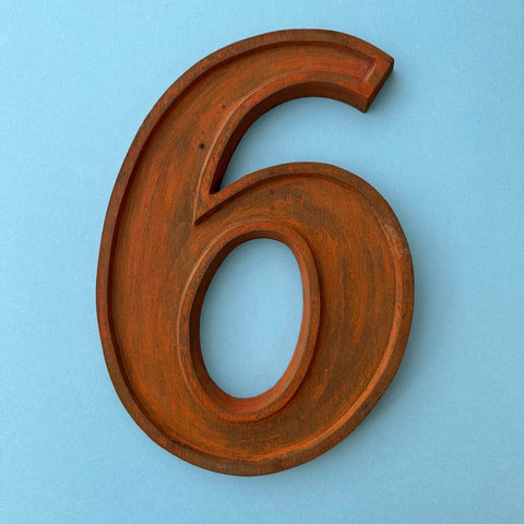 6 - 10 Inch Wooden Factory Shop Letter