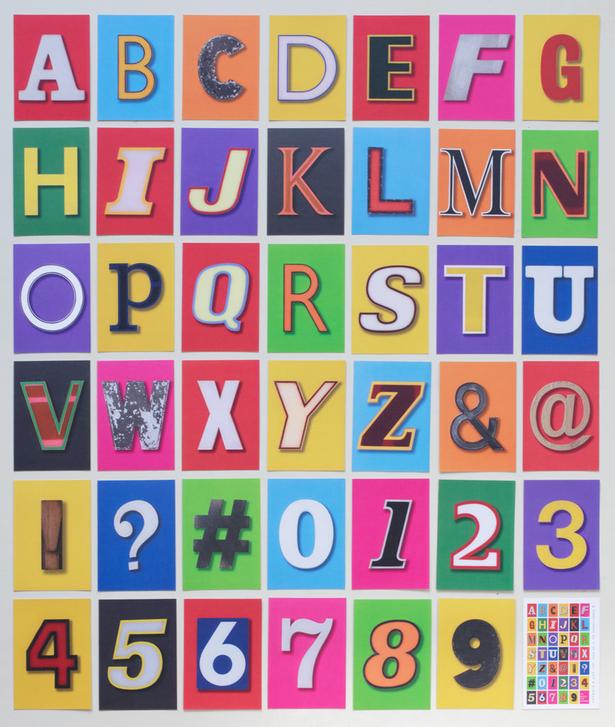 Vintage Letter & Number Postcards - Set 1 Vintage Letter & Number Postcards - Set 1