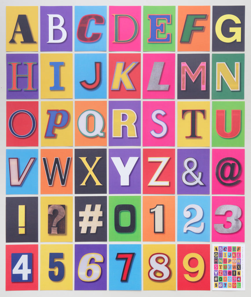 Vintage Letter & Number Postcards - Set 2 Vintage Letter & Number Postcards - Set 2