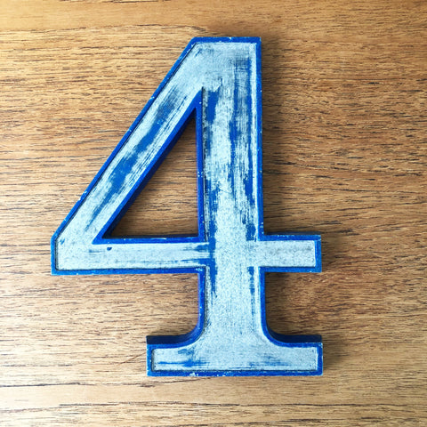 4 - 9 Inch Number Metal
