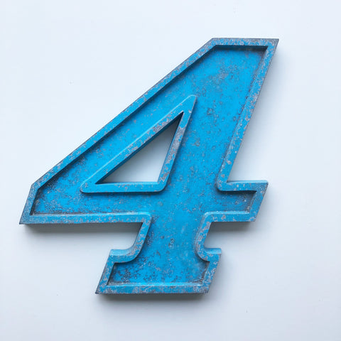 4 - 9 Inch Number Metal