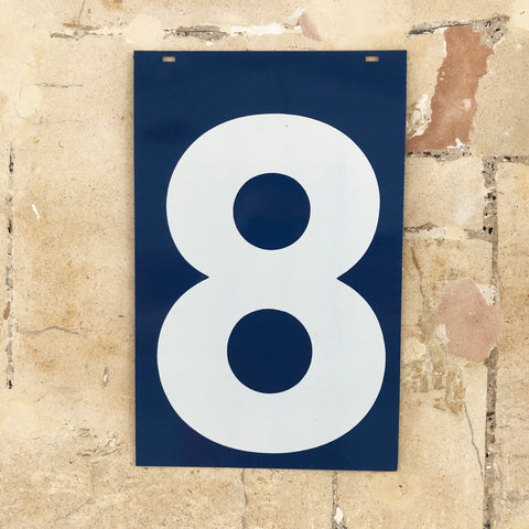 8 & 3 - Extra Large American Gas Station Sign (double sided)