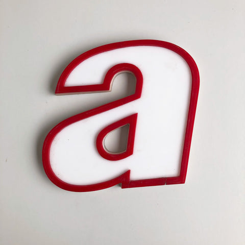 A - Medium Vintage Letter