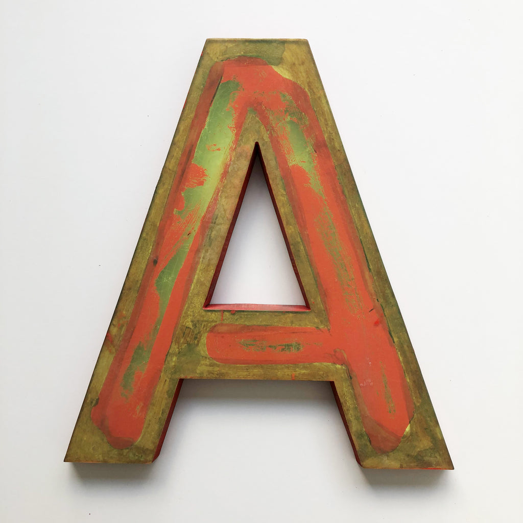 A - Large Factory Shop Letter A - Large Factory Shop Letter
