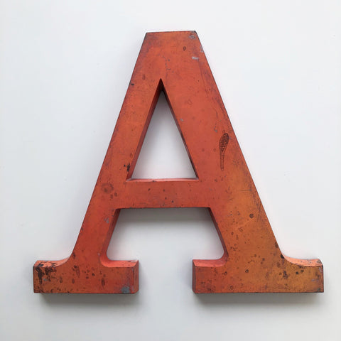 A - 12 Inch Letter Metal