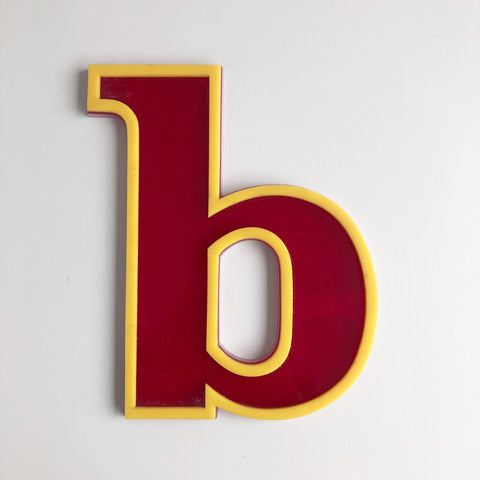 B - Medium Vintage Letter