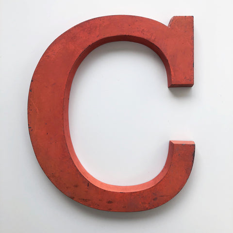 C - 12 Inch Letter Metal