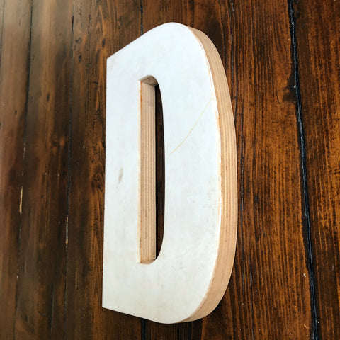 D - Medium Factory Shop Letter Ply Wood & Perspex