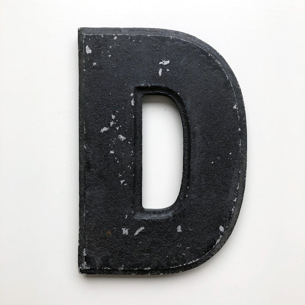 D - 8 Inch American Wagner Cinema Marquee Metal Letter D - 8 Inch American Wagner Cinema Marquee Metal Letter