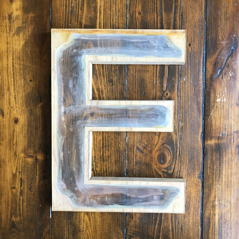 E - Large Factory Shop Letter