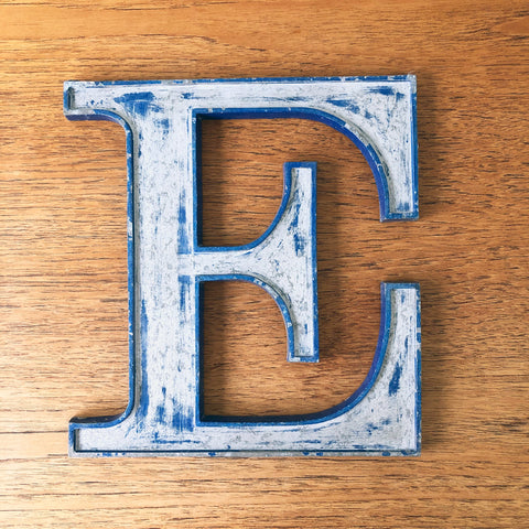 E - 9 Inch Letter Metal
