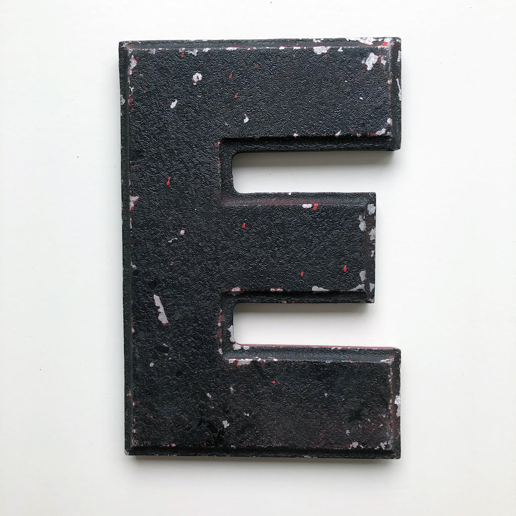 E - 8 Inch American Wagner Cinema Marquee Metal Letter E - 8 Inch American Wagner Cinema Marquee Metal Letter