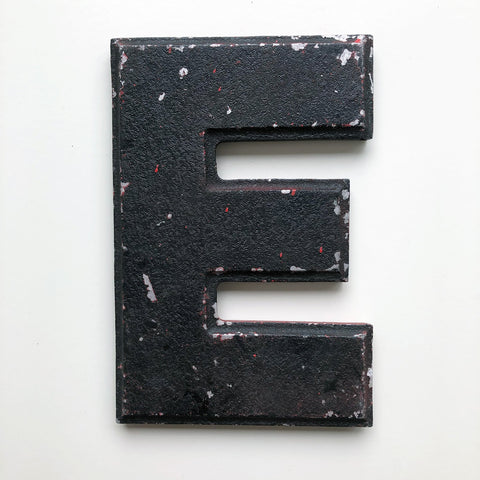 E - 8 Inch American Wagner Cinema Marquee Metal Letter