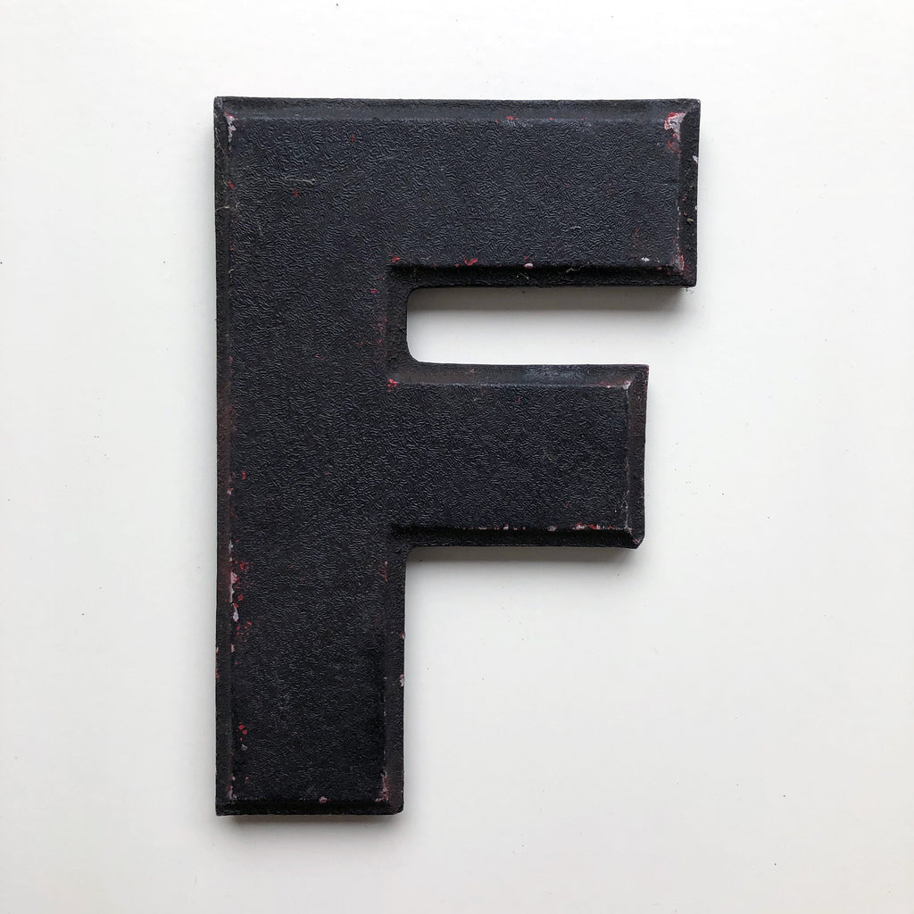 F - 8 Inch American Wagner Cinema Marquee Metal Letter F - 8 Inch American Wagner Cinema Marquee Metal Letter