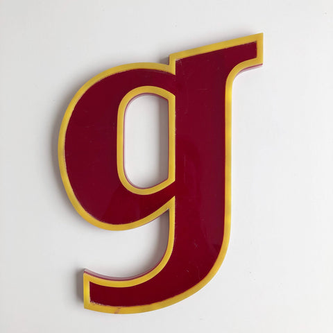 G - Medium Vintage Letter
