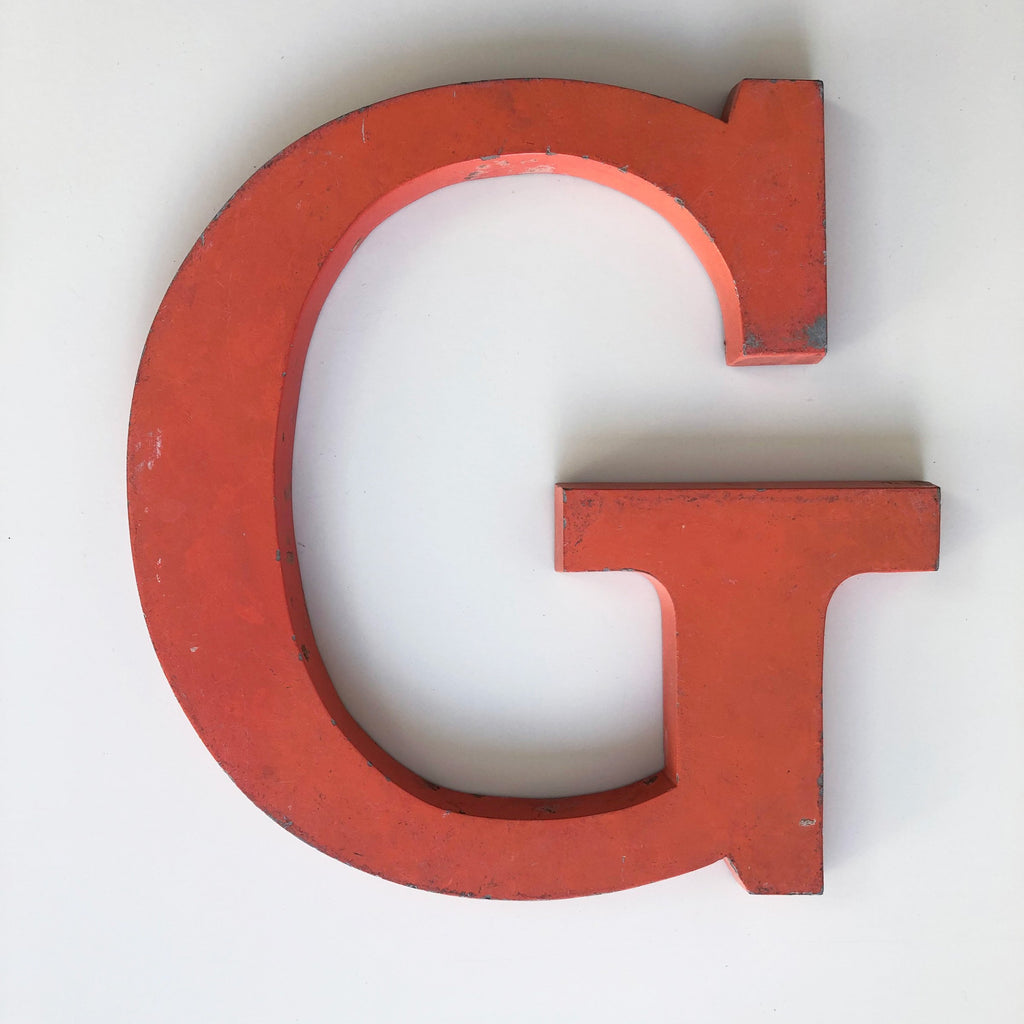 G - 12 Inch Letter Metal G - 12 Inch Letter Metal