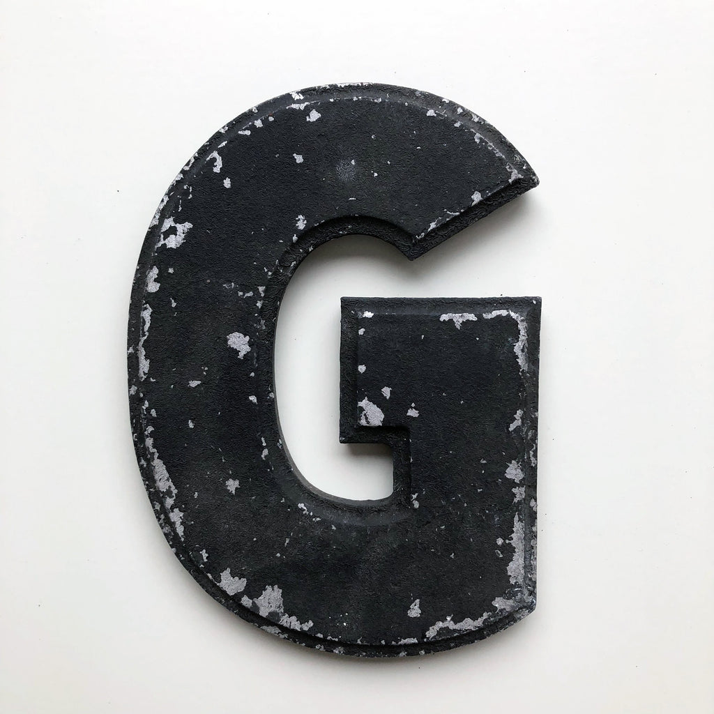 G - 8 Inch American Wagner Cinema Marquee Metal Letter G - 8 Inch American Wagner Cinema Marquee Metal Letter