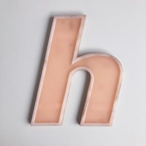 H - Medium Vintage Letter