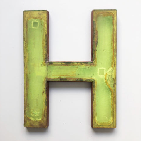 H - Large Factory Shop Letter