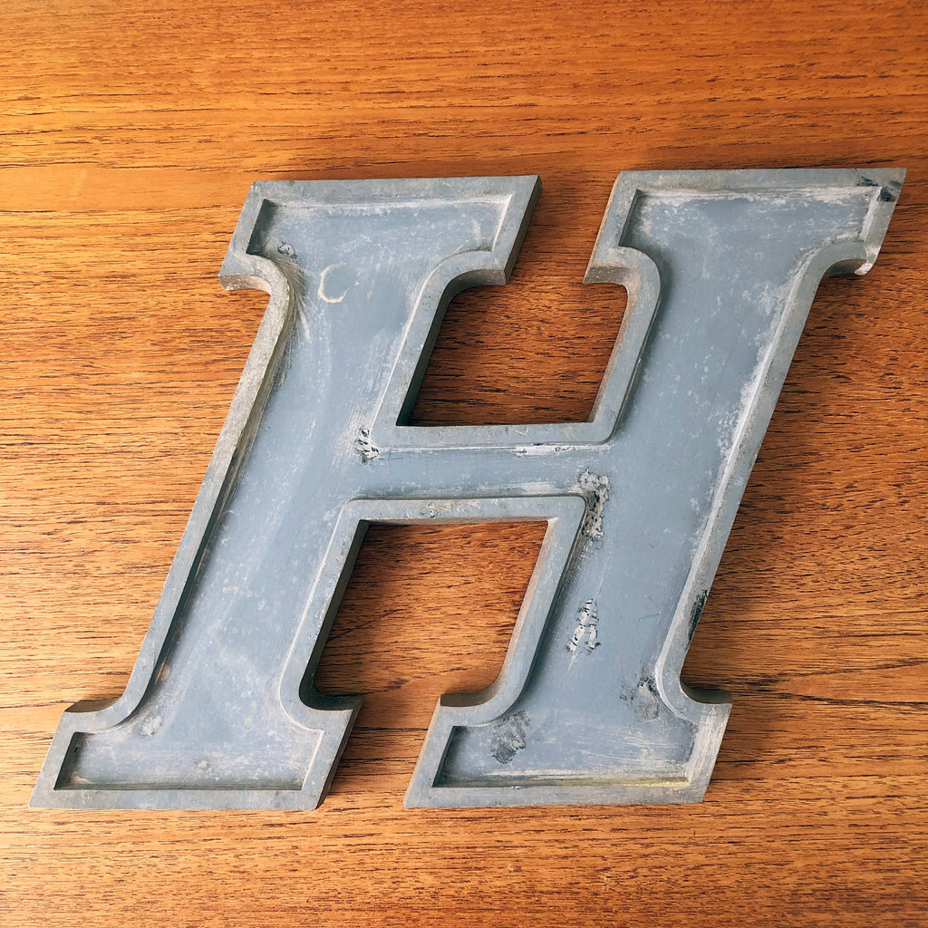 H - Large Letter Metal H - Large Letter Metal