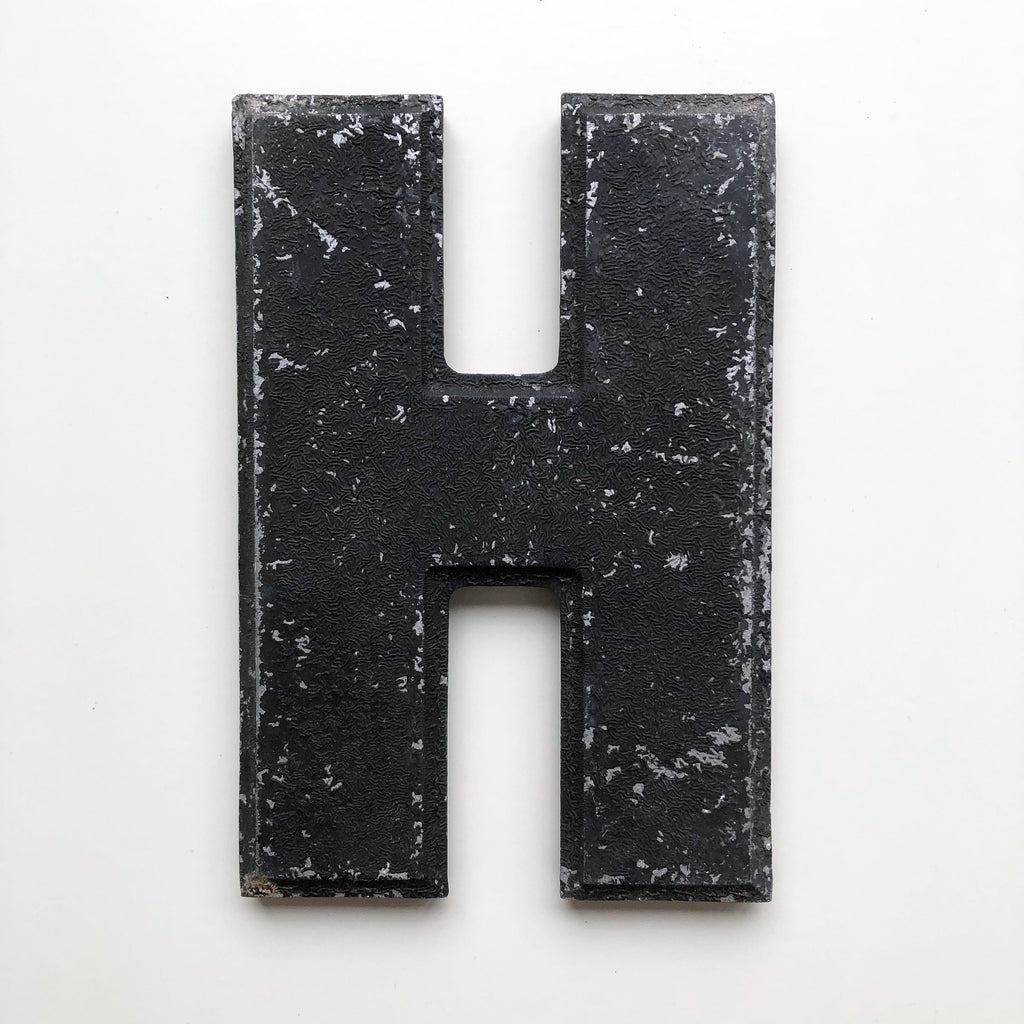 H - 8 Inch American Wagner Cinema Marquee Metal Letter H - 8 Inch American Wagner Cinema Marquee Metal Letter