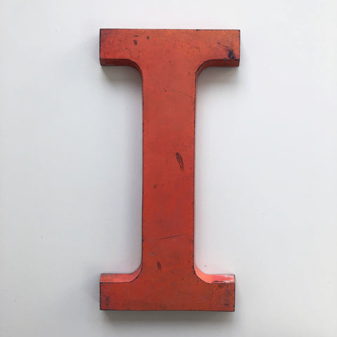 I - 12 Inch Letter Metal