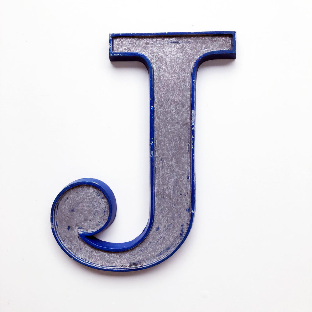 J - 9 Inch Letter Metal J - 9 Inch Letter Metal