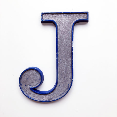 J - 9 Inch Letter Metal
