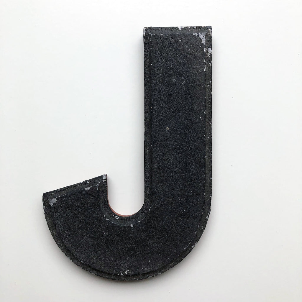 J - 8 Inch American Wagner Cinema Marquee Metal Letter J - 8 Inch American Wagner Cinema Marquee Metal Letter