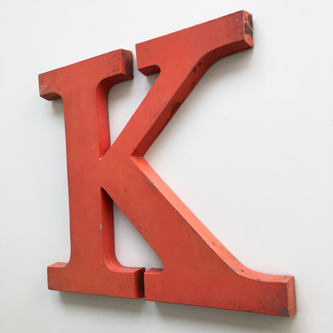 K - 12 Inch Letter Metal
