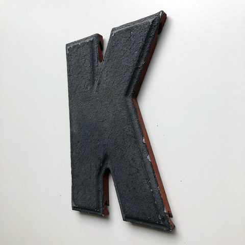 K - 8 Inch American Wagner Cinema Marquee Metal Letter