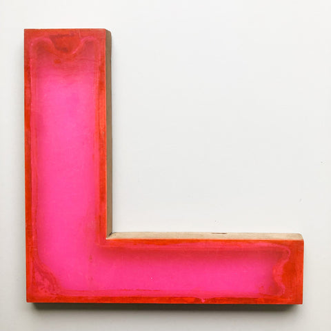 L - 12 Inch Letter Ply and Perspex