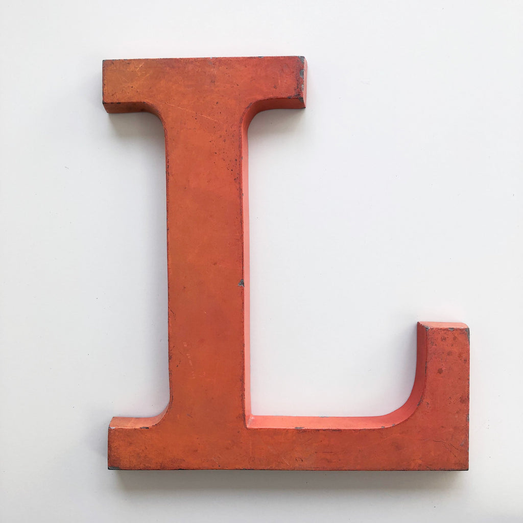 L - 12 Inch Letter Metal L - 12 Inch Letter Metal
