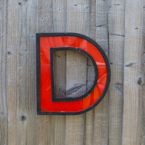 D - 11 Inch Metal Perspex Cinema Letter