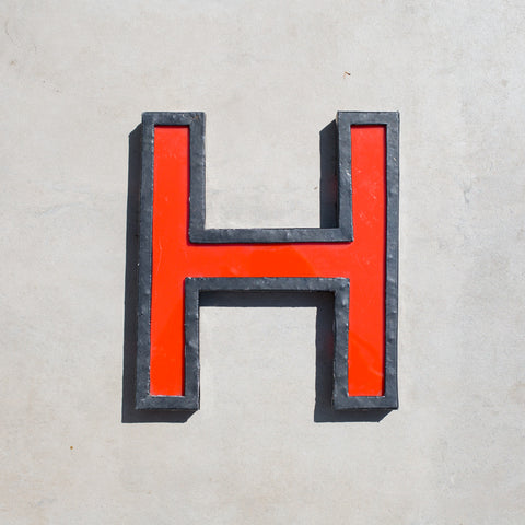 H - 11 Inch Metal Perspex Cinema Letter