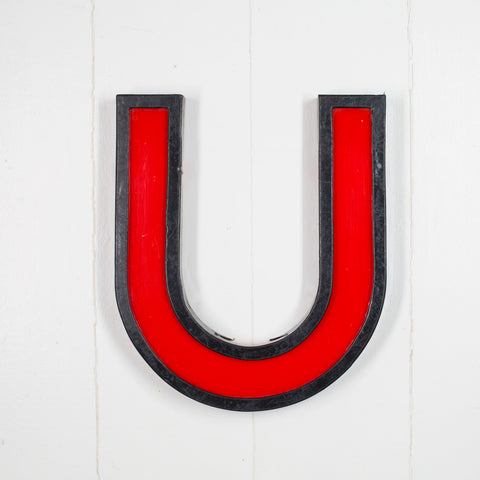 U - 11 Inch Metal Perspex Cinema Letter
