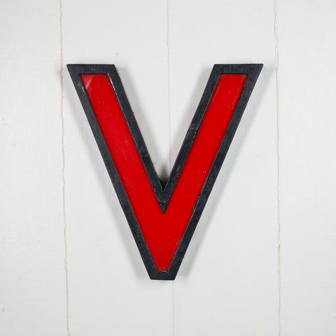 V - 11 Inch Metal Perspex Cinema Letter