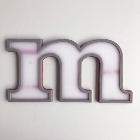 M - Medium Vintage Letter