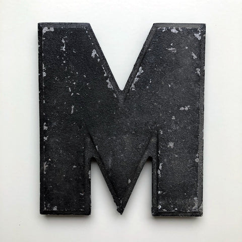 M - 8 Inch American Wagner Cinema Marquee Metal Letter