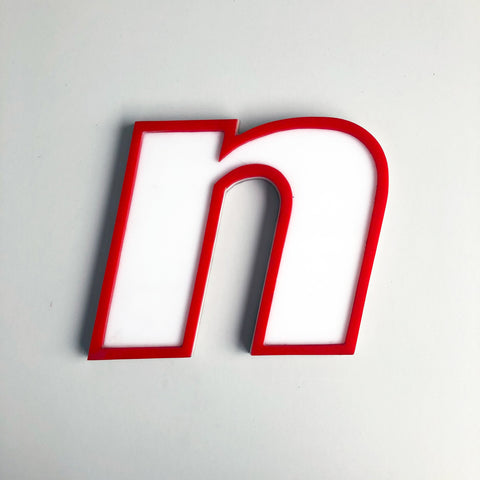 N - Medium Vintage Letter