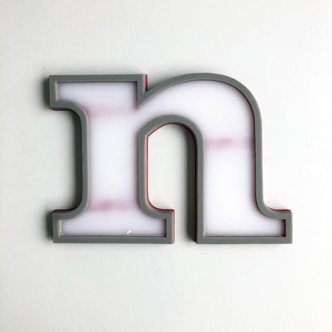 N - Medium Vintage Letter