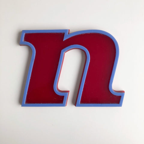 N - Medium Vintage Letter