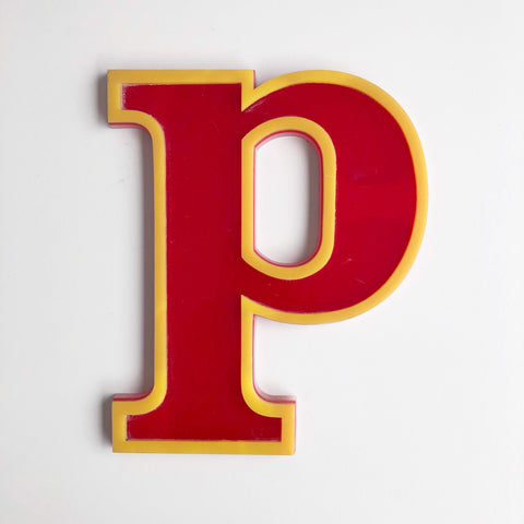 P - Medium Vintage Letter