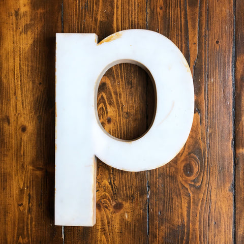 P - Medium Factory Shop Letter