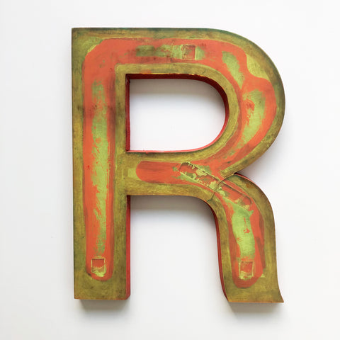 R - Large Factory Shop Letter