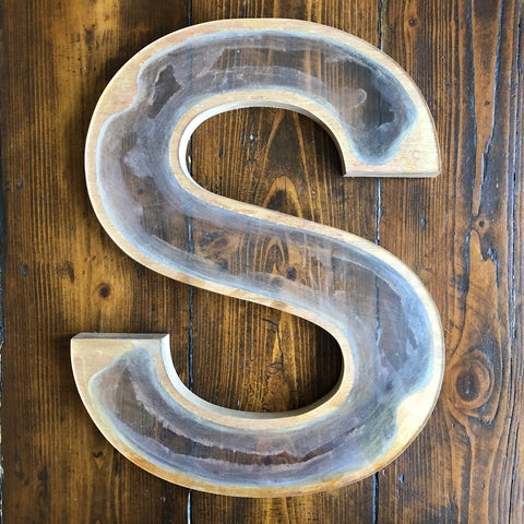 S - Large Factory Shop Letter