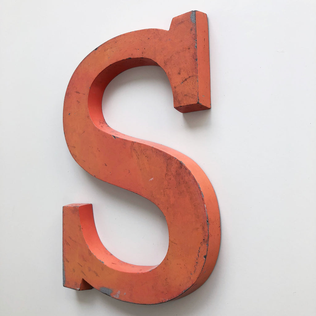 S - 12 Inch Letter Metal S - 12 Inch Letter Metal